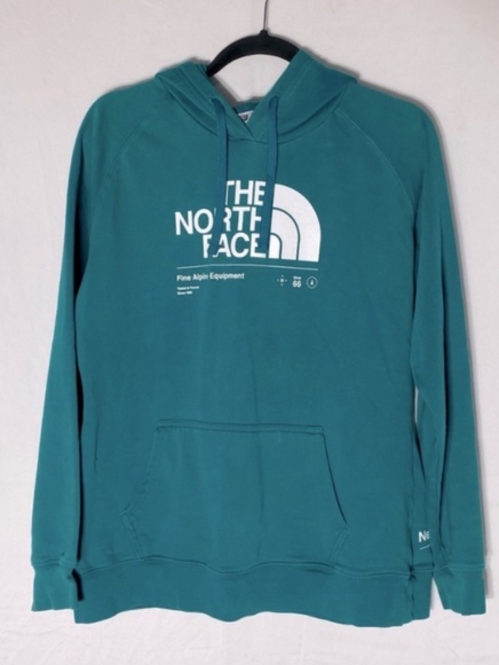 The North Face Teal Pullover Never Stop Exploring Hoodie